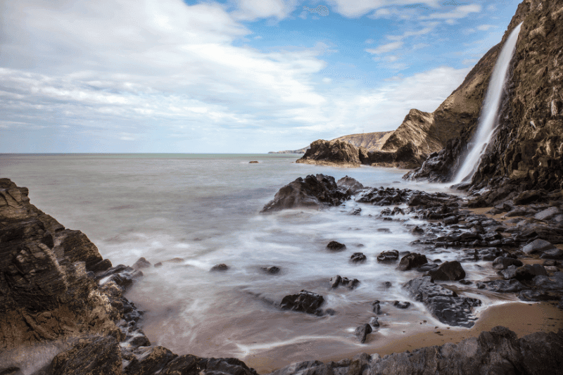 Tresaith Waterfall High